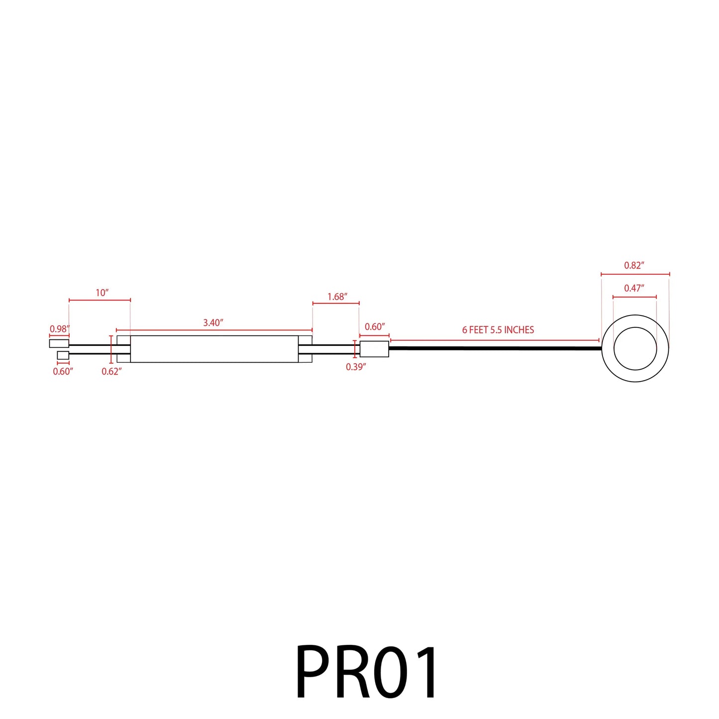 PR01 12/24v Body Infrared PIR Motion Sensor Switch Control for LED Light - Tampa Home & Garden Store