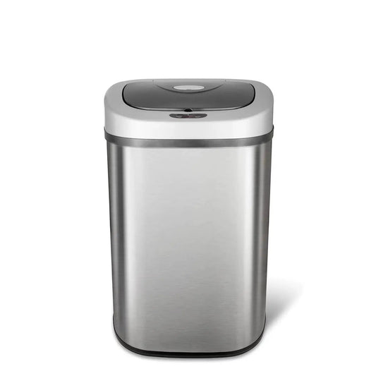 Stainless steel trash can with sensor lid, 21-gallon capacity, HomePacific on Tampa Home & Garden Store