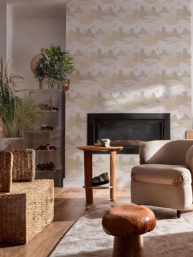 Painted Mesa Wallpaper, neutral - Tampa Home & Garden Store