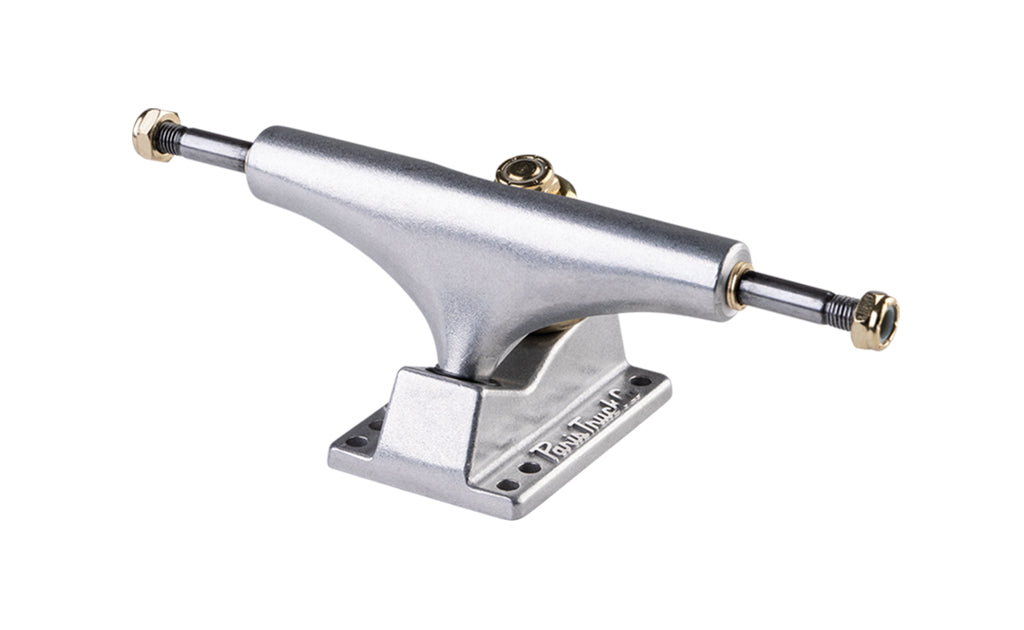 Paris Truck Co Street Trucks 129mm skateboard trucks silver with gold hardware on Tampa Home & Garden Store