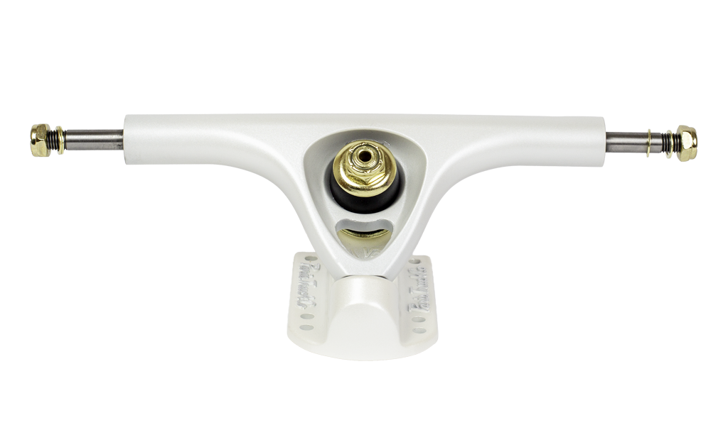 V3 Hollow Lite 150mm 50º Longboard Trucks White Pearl pair by Paris Truck Co on Tampa Home & Garden Store