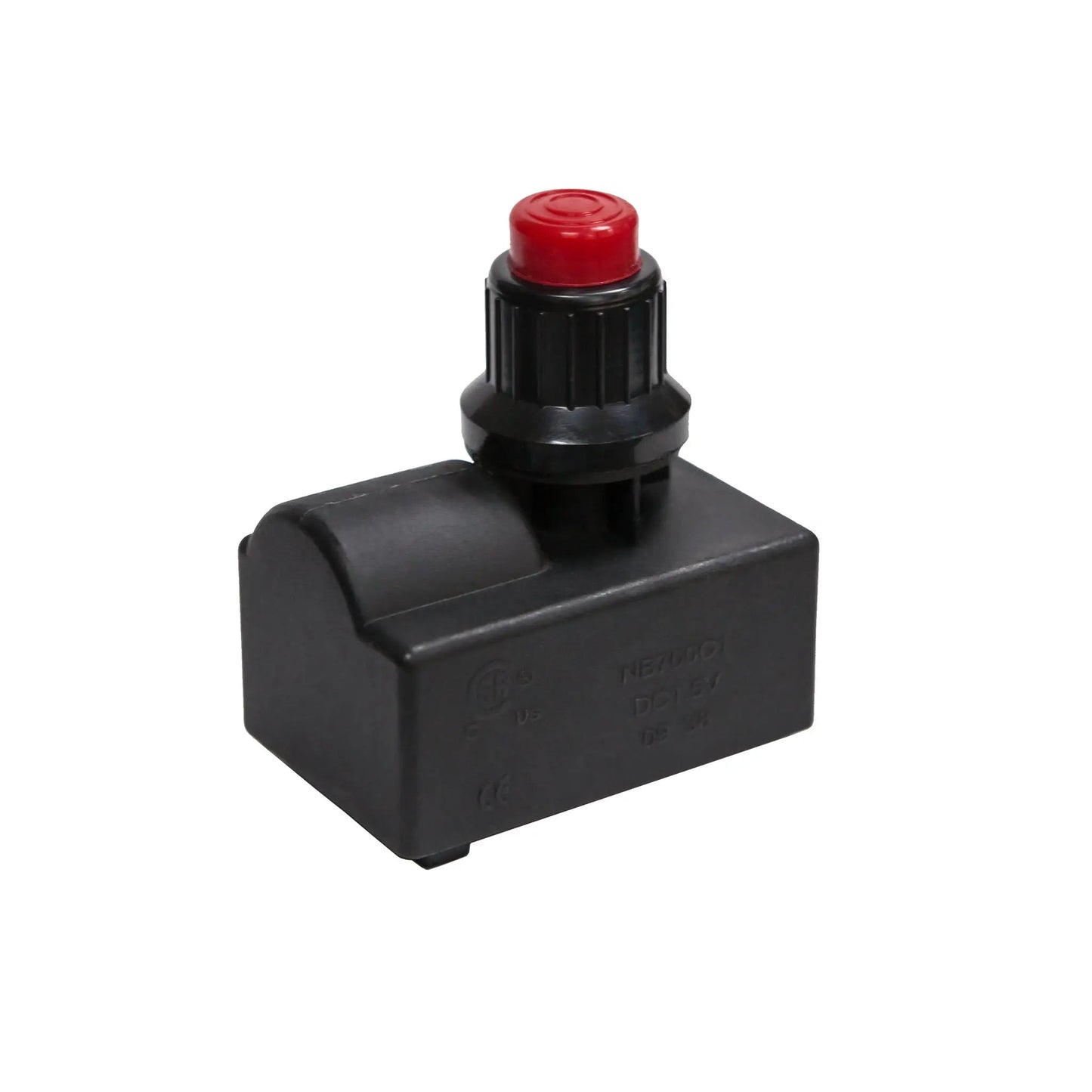 Patio Heater Electronic Igniter red push button on black plastic housing on Tampa Home & Garden Store