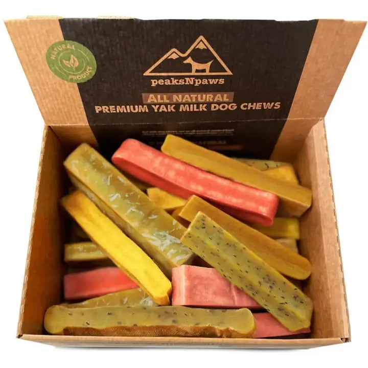 Peaks N Paws Assorted Flavor Himalayan Yak Cheese Chew - Large - Tampa Home & Garden Store