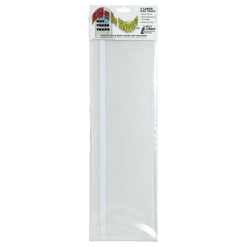 Pest Wizard Bugs on the Window Large 5-Pack by Grow Organic pest traps in clear packaging on Tampa Home & Garden Store