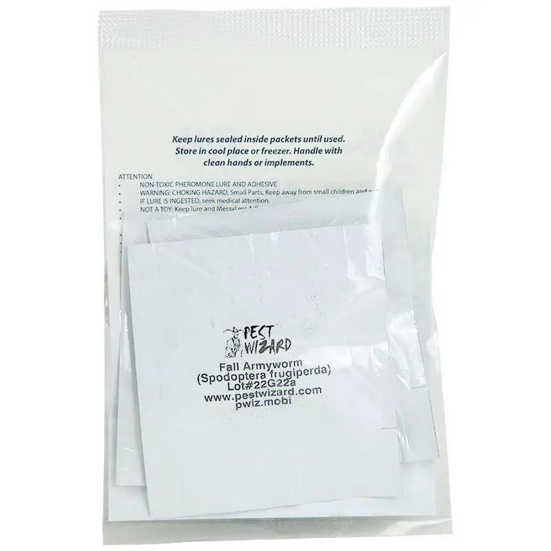 Pest Wizard Fall Armyworm Lure 3-Pack sealed bag with sachets Grow Organic pest control on Tampa Home & Garden Store