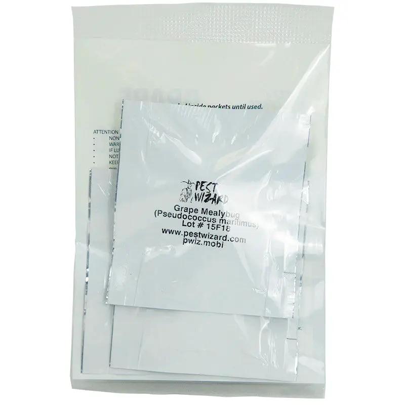 3-pack Pest Wizard Grape Mealybug Lure in clear poly bag with printed label on Tampa Home & Garden Store