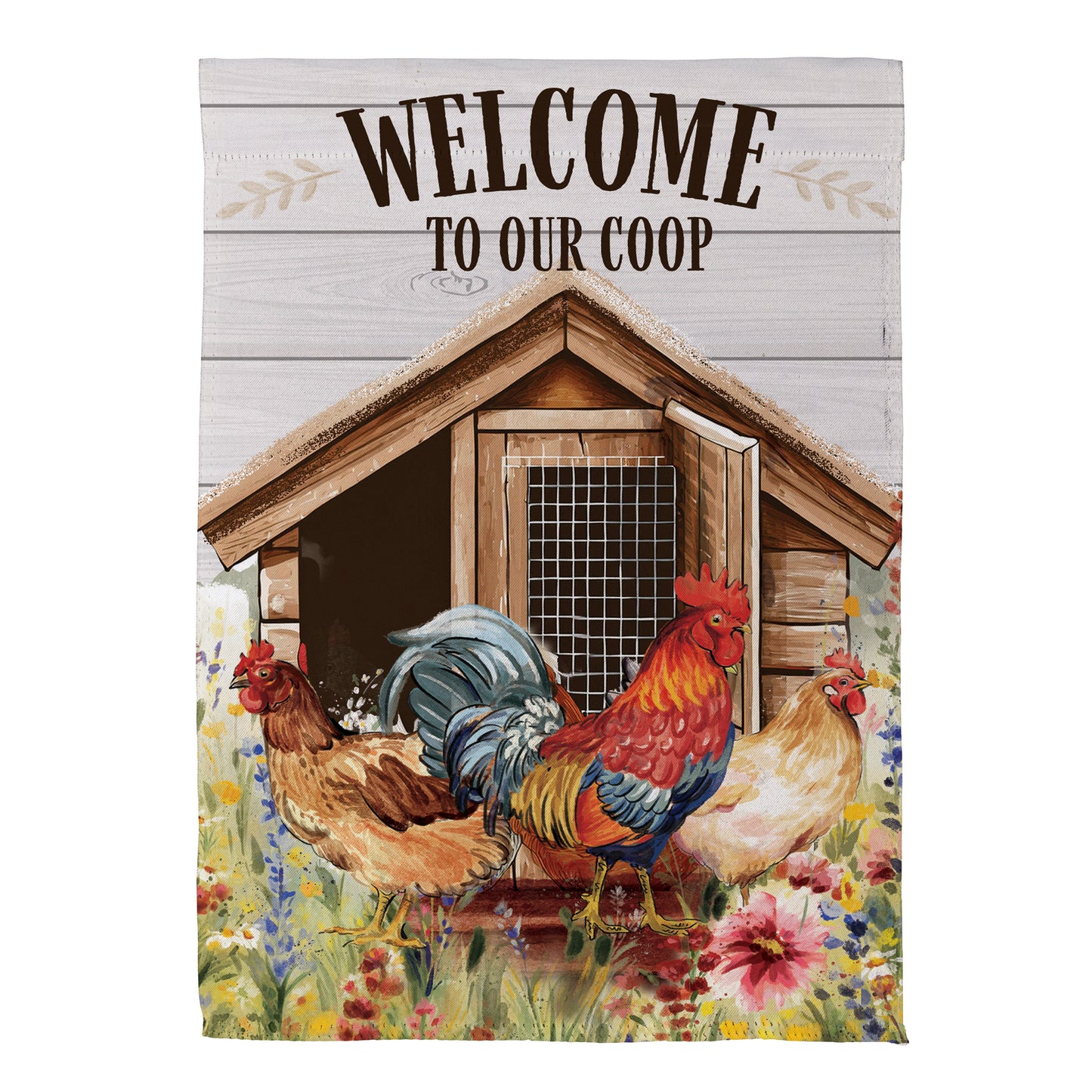 Petal & Plow Coop Suede Garden Flag - Tampa Home & Garden Store