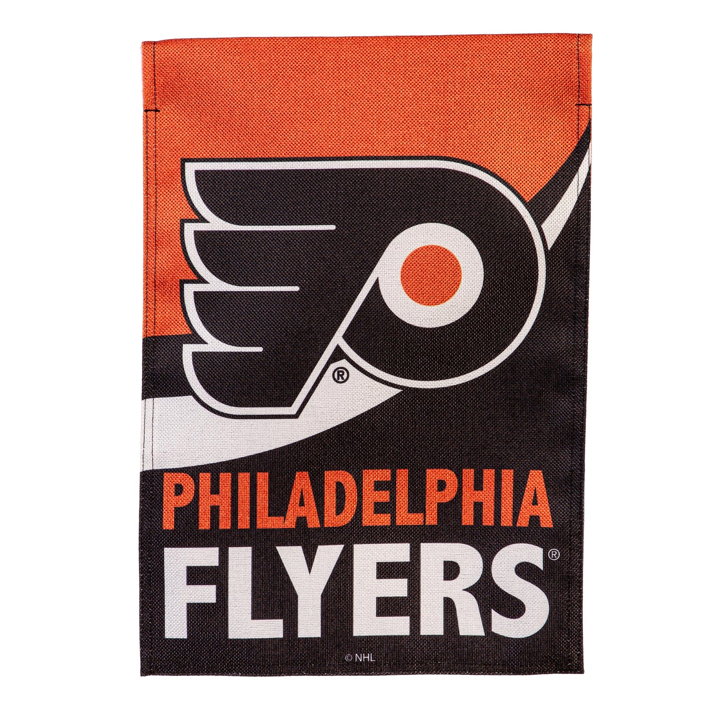 Philadelphia Flyers Burlap Flag GDN Size - Tampa Home & Garden Store