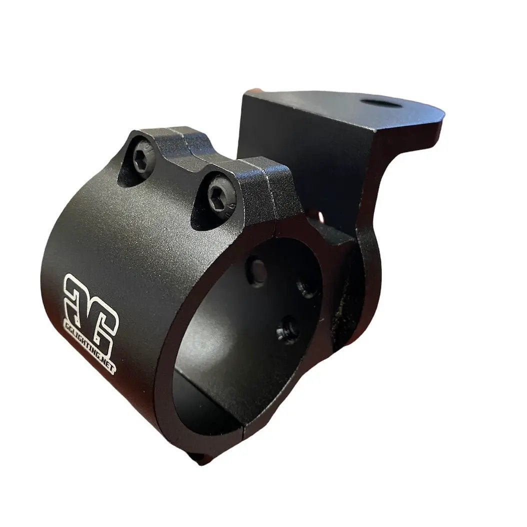 Clamp on Mounting Tab for 1.75โ1.85 in tubing, black metal, GGLighting on Tampa Home & Garden Store