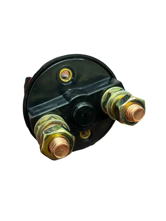Keyed Battery Cut Off Switch by GGLighting with black housing and two copper terminal bolts on Tampa Home & Garden Store