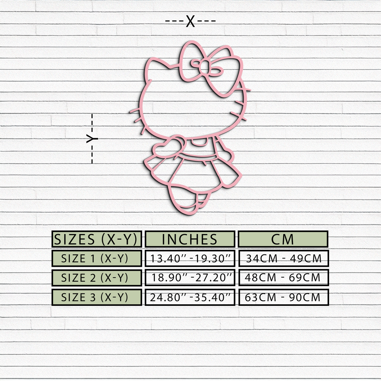 Pink Cute Cat Silhouette Metal Wall Art – Playful Character Design - KAFGP007 - Tampa Home & Garden Store