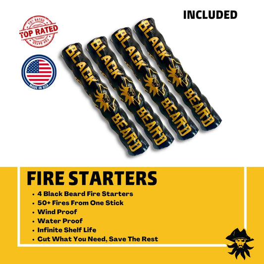 Pirates Plunder Fire Starting Package | Fire Starter Kit - Tampa Home & Garden Store