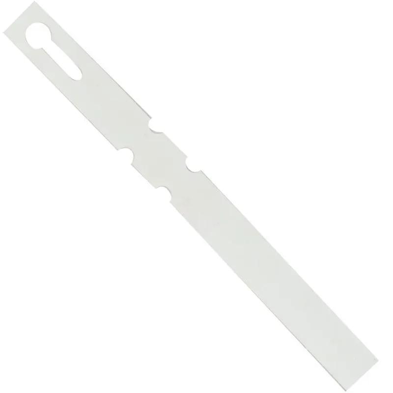 Plastic Tree Tag row marker, white plastic plant tag with top hole, Grow Organic on Tampa Home & Garden Store