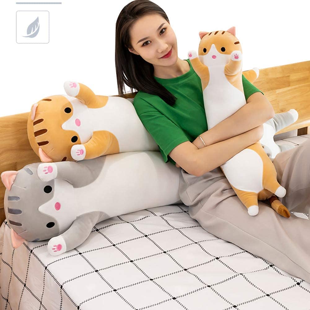 Plush Long Cat Body Pillow - Tampa Home & Garden Store