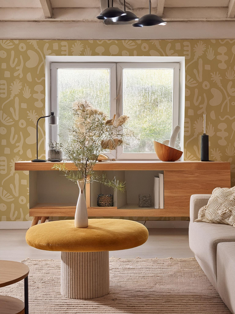 Pool Side Wallpaper, lemon - Tampa Home & Garden Store