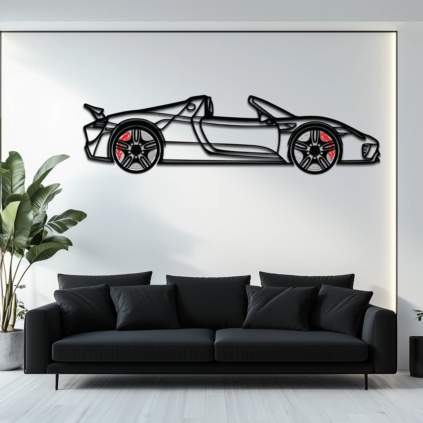 Porsche 918 Spyder wall art with red brake calipers Enova Art on Tampa Home & Garden Store
