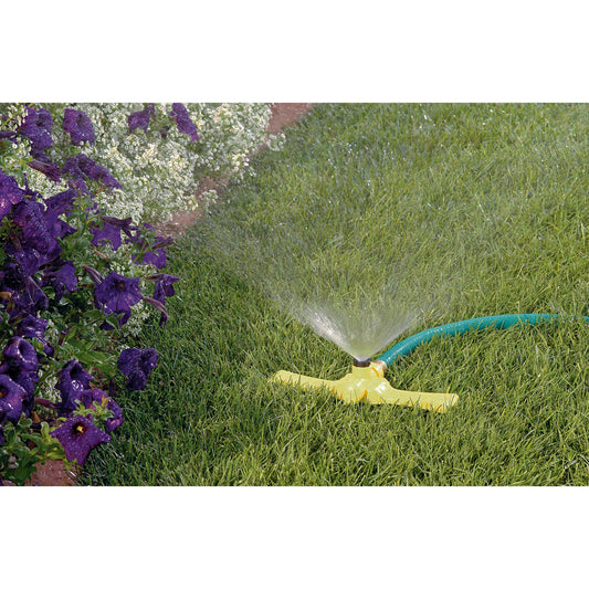 Port-A-Rain Sprinkler Head 58505 hose end Orbit Irrigation yellow watering lawn on Tampa Home & Garden Store