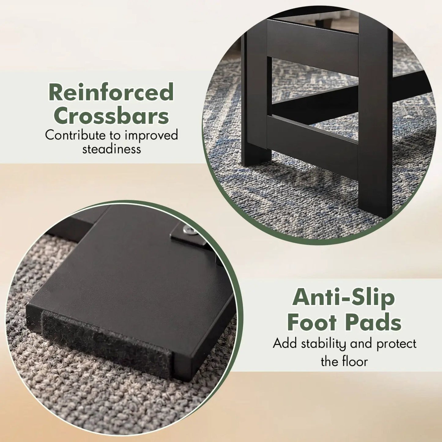 Folding Coffee Table with Collapsible Legs