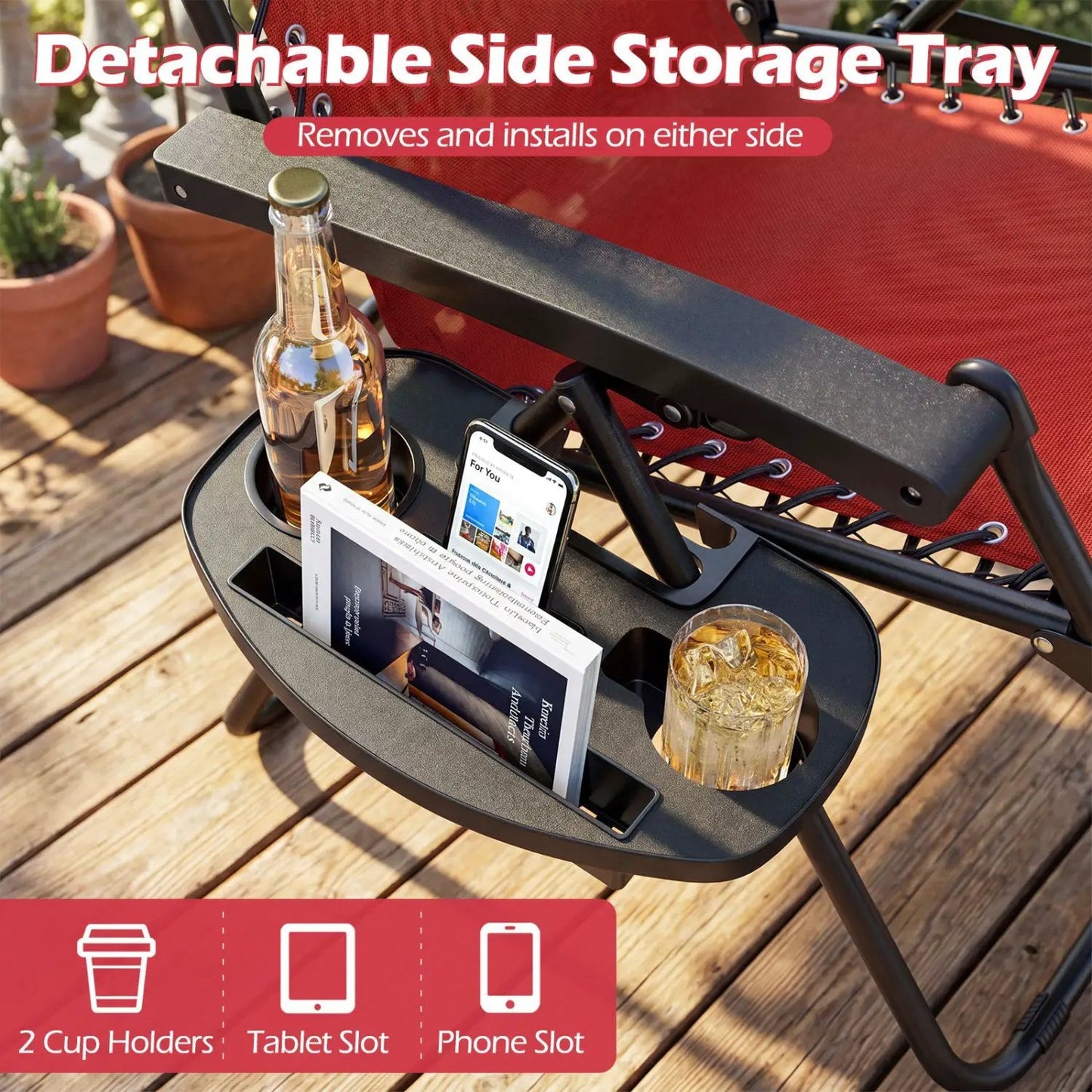 Zero Gravity Recliner Chair with Cup Holder