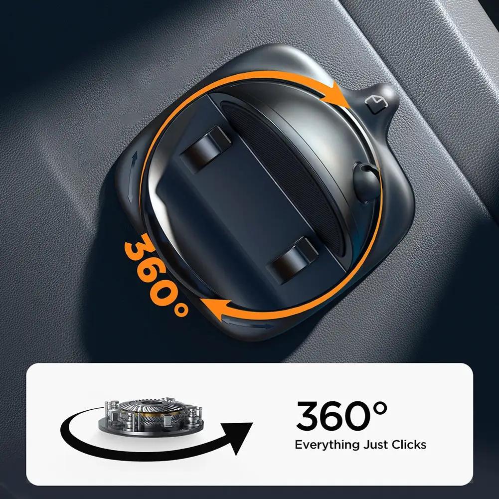 360° Rotating Car Phone Holder Dashboard Mount black Moktan Sabai mobile phone stand on Tampa Home & Garden Store