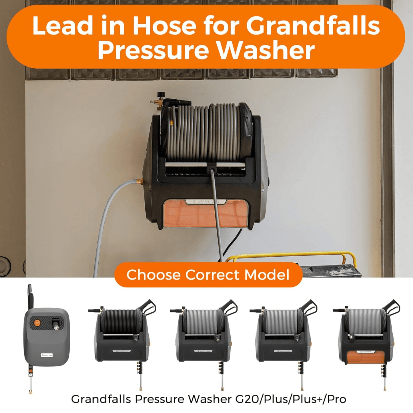 Pressure Washer Leader Hose 6FT for Grandfalls - Tampa Home & Garden Store