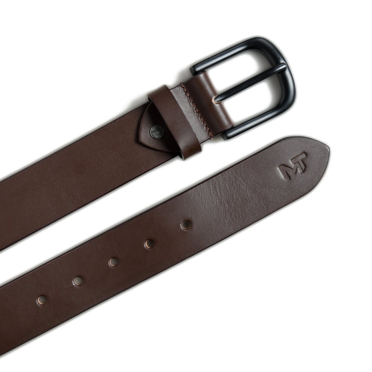 Prestige Brown Leather Belt - Tampa Home & Garden Store