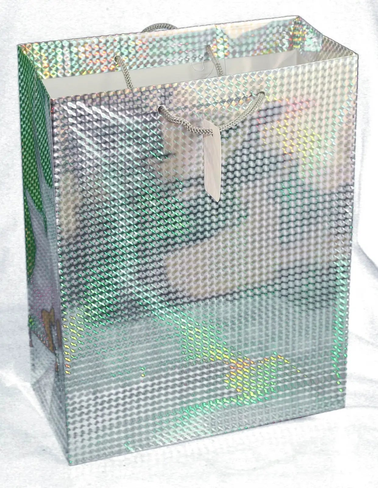 Prismatic Gold Gift Bags Large With Cord Handle metallic gift bags by The Country Christmas Loft on Tampa Home & Garden Store