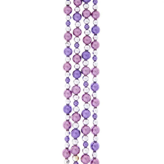 Purple and Silver Garland - 58 Inches - Tampa Home & Garden Store