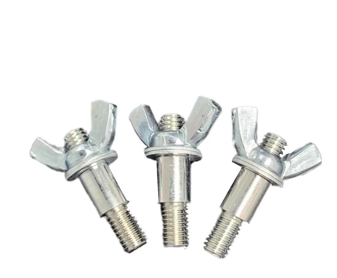 Pyramid heater barrel bolts set, zinc-plated wing bolts, 3-pack patio heater accessories on Tampa Home & Garden Store