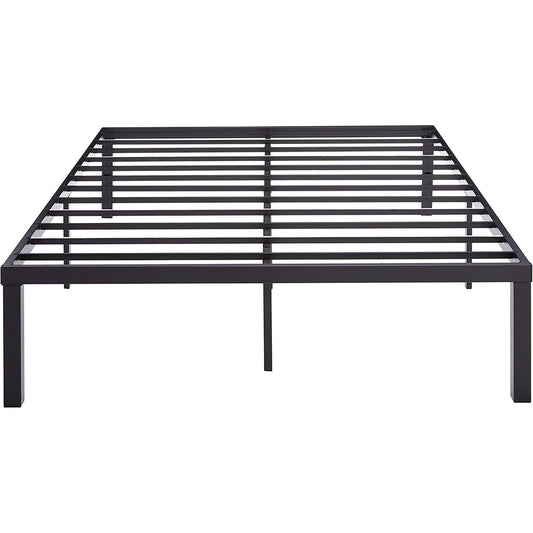 Queen size Modern 16-inch Heavy Steel Metal Platform Bed Frame - Tampa Home & Garden Store