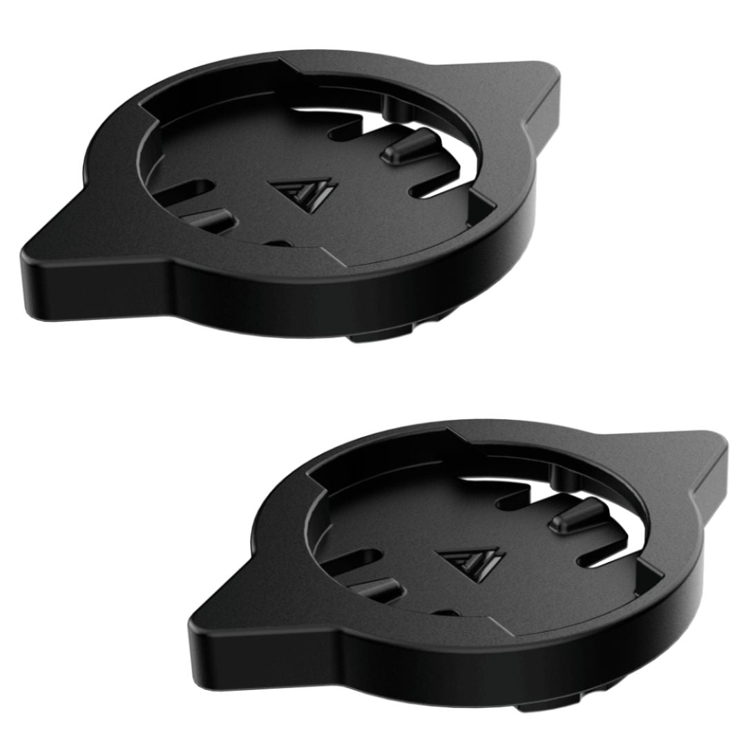 Quarter Turn Adapter for Garmin to Wahoo, black circular KOM Cycling bike mount, 2-pack on Tampa Home & Garden Store