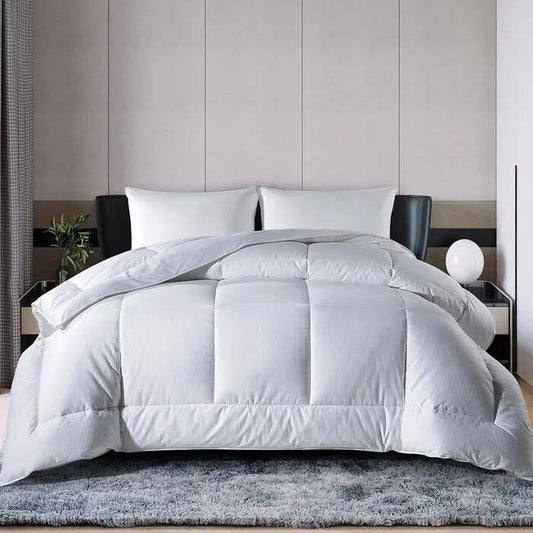 Queen Size All-Season Soft Polyester Comforter HomePacific white quilted comforter on Tampa Home & Garden Store