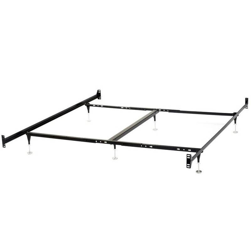 Queen Metal Bed Frame with Bolt-on Headboard Footboard Brackets - Tampa Home & Garden Store