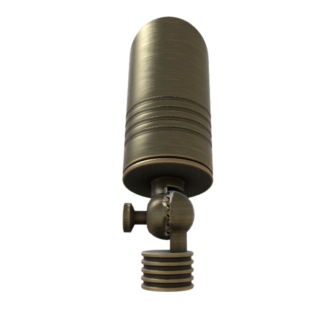 RAL8100 x20 Package Mini Brass Accent Light Low Voltage LED Outdoor Landscape Spotlight - Tampa soil911.com
