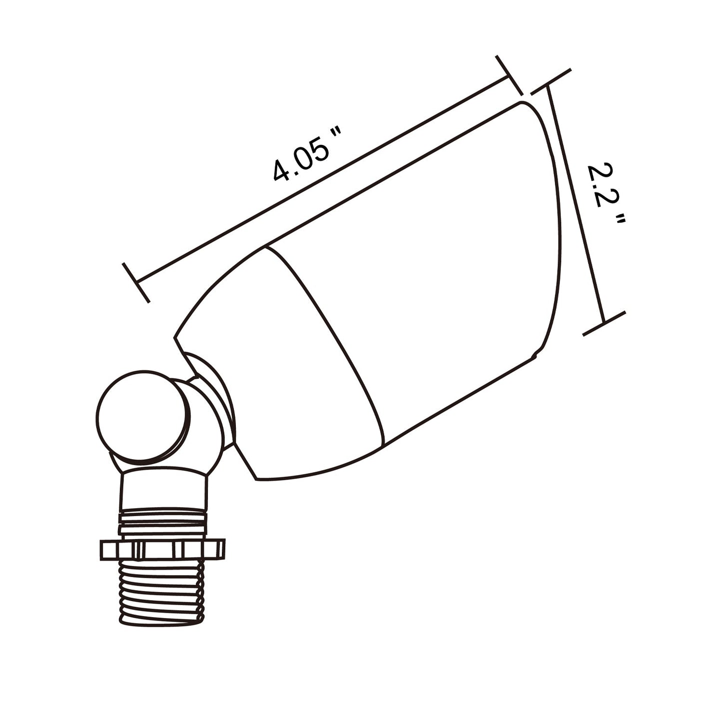 RAL8101 x20 Package Brass Accent Light Low Voltage LED Outdoor Landscape Spotlight - Tampa soil911.com