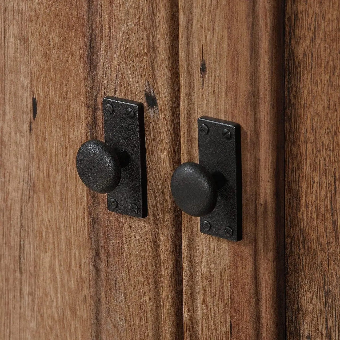 Rustic Oak Drawer and Garment Rod Wardrobe Armoire - Tampa Home & Garden Store