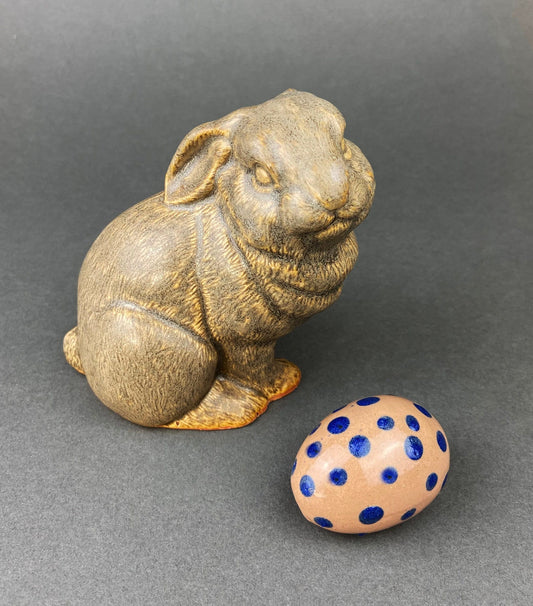 Rabbit/Bunny Figurine. Beige Ceramic Bunny. Easter/Spring Celebration. Gift Idea for holidays. - Tampa Home & Garden Store