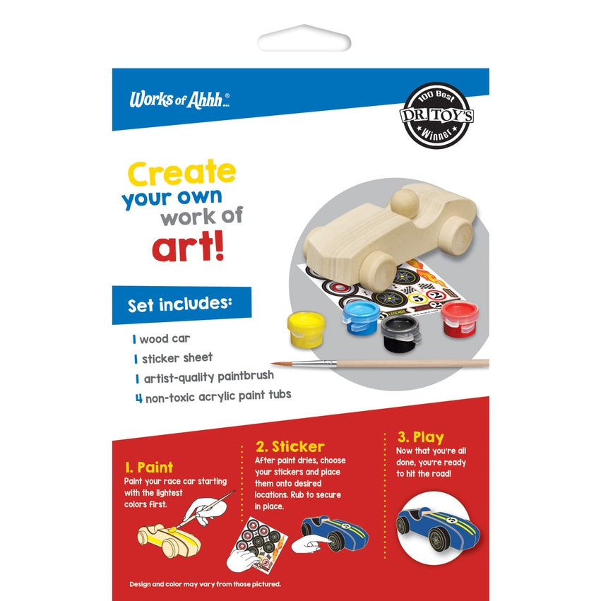 Race Car Wood Paint Kit - Tampa Home & Garden Store