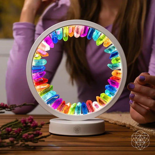 Rainbow After the Storm - Clear Quartz Lamp of Hope - Tampa Home & Garden Store
