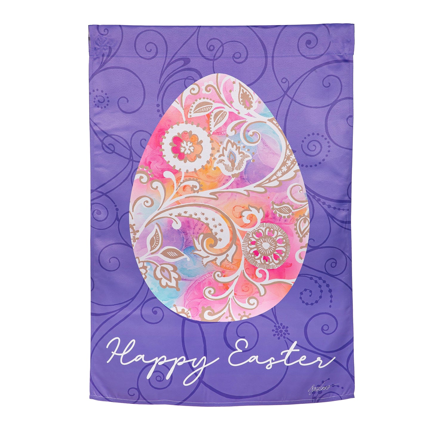 Rainbow Egg Suede House Flag - Tampa Home & Garden Store
