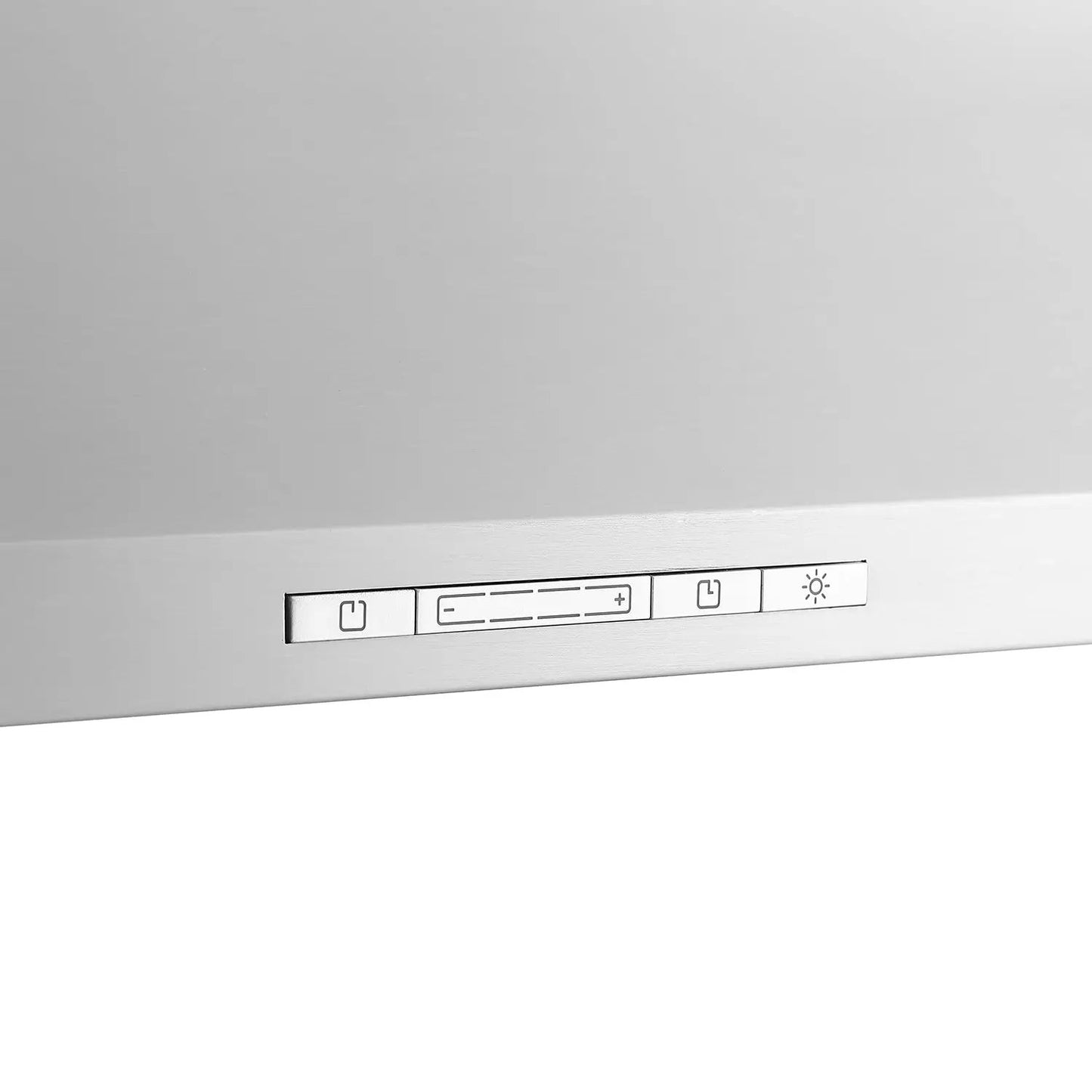 Rangaire 30-inch wall-mounted range hood stainless RHWMP30S with panel controls and light on Tampa Home & Garden Store