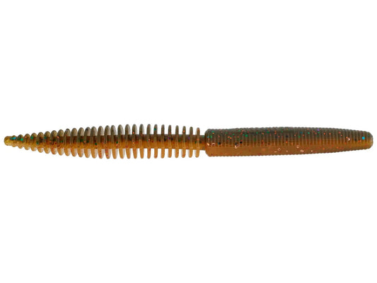 Rattlesnake O Lure 5in bass fishing lure, translucent amber with glitter, GrandeBass on Tampa Home & Garden Store