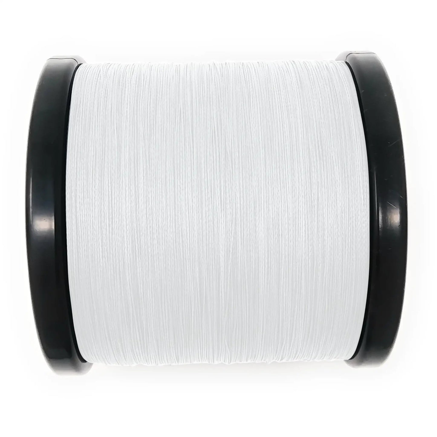 Reaction Tackle braided fishing line spool white with tight windings on a black spool on Tampa Home & Garden Store