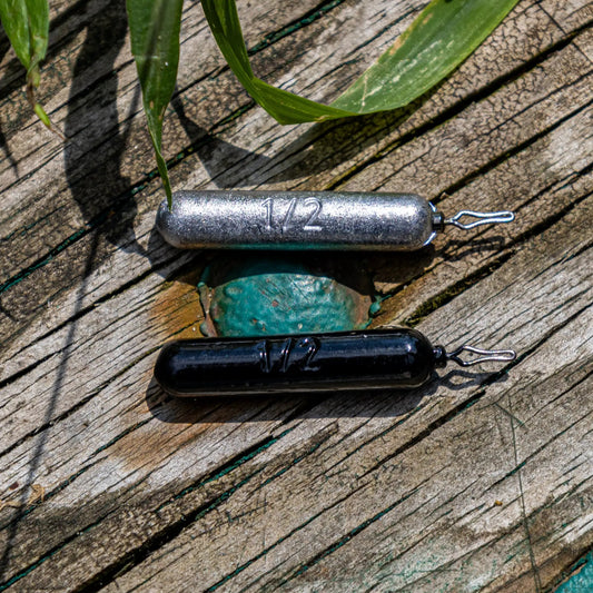 Reaction Tackle lead drop shot weights bulk kit; silver 1/2 oz weights with clips on Tampa Home & Garden Store