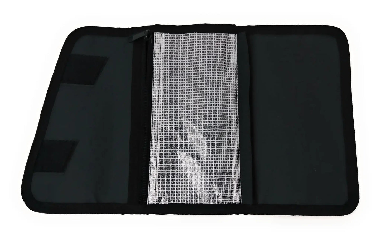 Reaction Tackle Small Bait Binder Compact in black with central grey mesh panel on Tampa Home & Garden Store