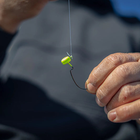 Reaction Tackle Tungsten Ned Rig Shroom Jig lime green, 5-pack on Tampa Home & Garden Store