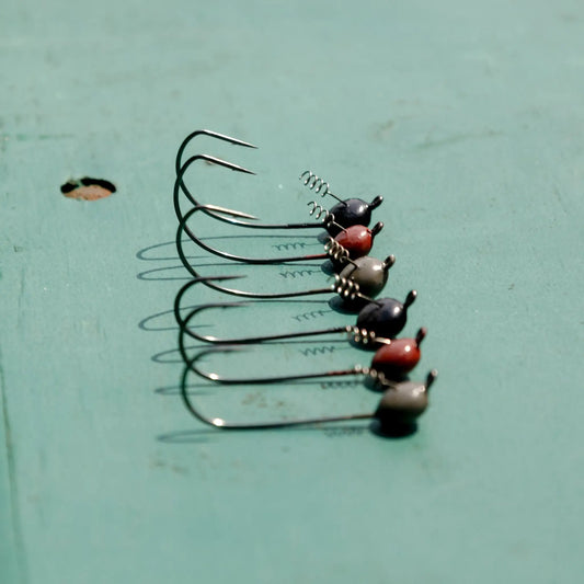 Reaction Tackle tungsten shaky head jigs 5-pack in assorted colors on Tampa Home & Garden Store