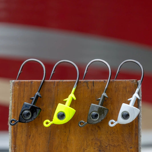Reaction Tackle tungsten swimbait jig heads 5-pack in assorted colors on Tampa Home & Garden Store
