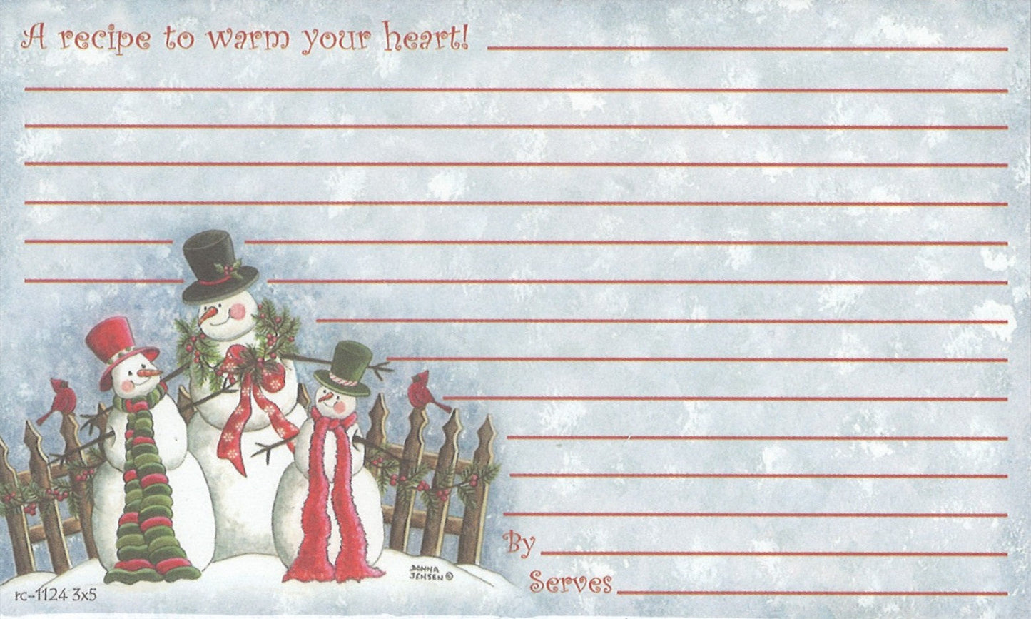 Recipe Cards - 3x5 - Top Hats and Trimmings - Tampa Home & Garden Store