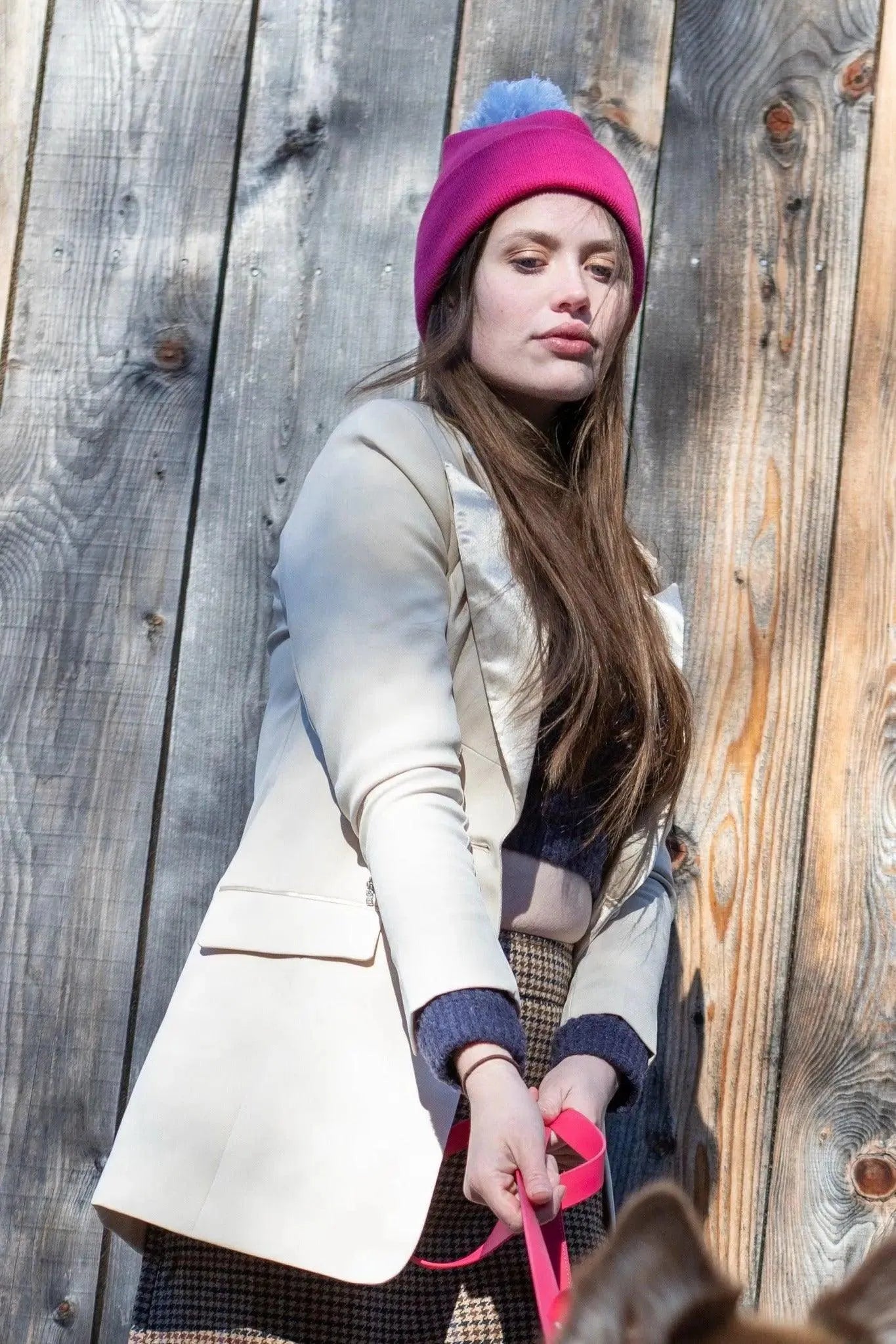 Red Mountain Syrah Winter Hat with Pom - Tampa Home & Garden Store